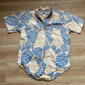 Vintage Art of Eddy Y by Reyn Spooner Made in Hawaii Aloha Shirt Men’s S